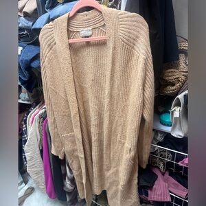 Tan mid length cardigan. Universal Threads size XL